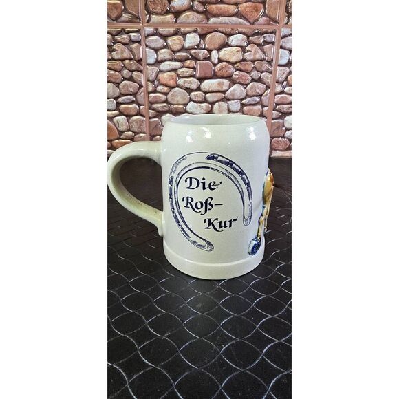 Vintage GERZIT West Germany Stoneware  Donkey Beer Stein Mug - Picture 2 of 10